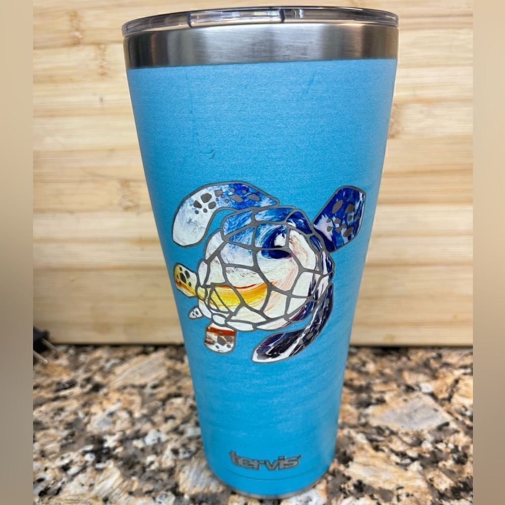 New tervis 30oz Stainless Steel “ TURTLE SUNSET ”